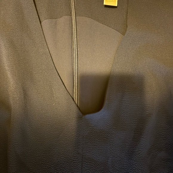 Michael Michael Kors Navy Sleeveless Belted Wide-Leg Jumpsuit Women’s Size 2 - Picture 7 of 12